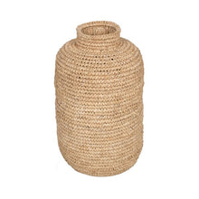 Load image into Gallery viewer, Small Raffia Cylindrical Vase
