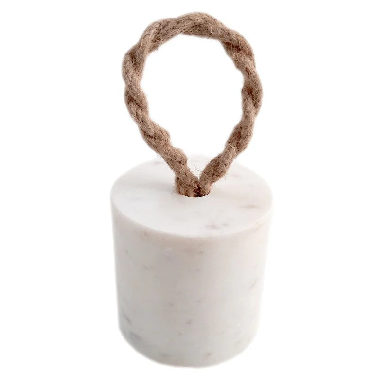 White Marble Door Stopper