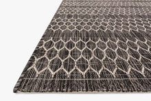 Load image into Gallery viewer, INDOOR/ OUDOOR MULTI GREY AND BLACK RUG BY LOLOI
