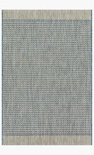 Load image into Gallery viewer, INDOOR/ OUDOOR BLUE ISLE RUG BY LOLOI
