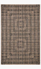 Load image into Gallery viewer, INDOOR/ OUDOOR MULTI BROWN AND BLACK RUG BY LOLOI
