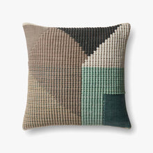 Load image into Gallery viewer, TEAL MULTI INDOOR/OUTDOOR PILLOW
