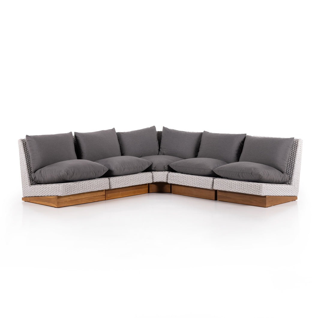 WARNER OUTDOOR 5PC SECTIONAL