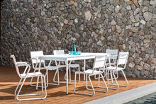 Load image into Gallery viewer, LIGHT GREY CORAIL ALUMINUM OUTDOOR DINING SET
