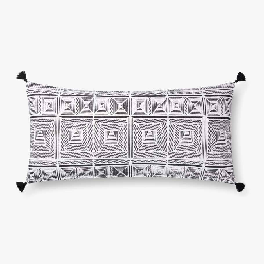 Justina Blakeney × Loloi Graphic Lumbar Pillow